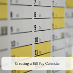 Creating a Bill Pay Calendar